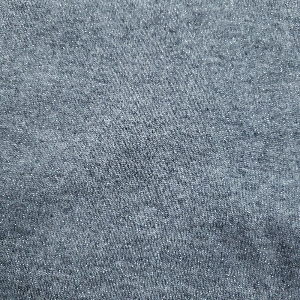 McCulley's Sweater Womens Medium Gray Glittery Knit‎ Crewneck Pullover Cashmere - Picture 12 of 14